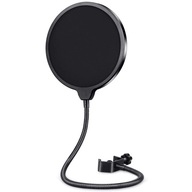 Pop filter mikrofónu, dvojitá bezšvová membrána