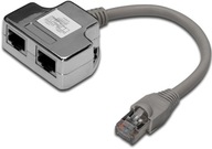 Adaptérový rozbočovač LAN RJ45 2xRJ45 FTP