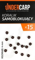 UNDERCARP Hnedá korálka 4mm samosvorná