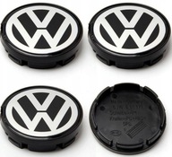 Čierna čiapka Volkswagen VW 55 mm