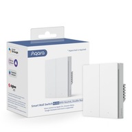 Aqara Wall Double Switch H1 Switch s neutrálom, Zigbee 3.0, WS-EUK04