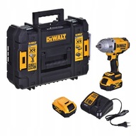 Rázový uťahovák skrutkovač DeWalt DCF900P2T 1/2 18V 2x5,0Ah kufor TSTAK