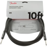 Prístrojový kábel Fender Professional Series 10', čierny