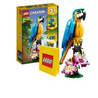 LEGO CREATOR 31136 EXOTICKÝ PAPAGÁJ + PAPIEROVÁ TAŠKA LEGO STREDNÁ 6315792