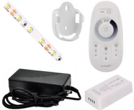 SET 5m 300 LED PÁS TEPLÝ BIELY 2835 DIAĽKOVÝ +