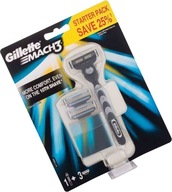 STROJ GILLETTE MACH3 + 3 NÁPLŇKY