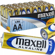 Maxell AA alkalická batéria 32 ks NOVINKA Trvanlivosť 3 roky LR6