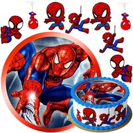 SET VLNY PRE SPIDERMAN SPIDER TORTA + 8 POSTAVIKOV