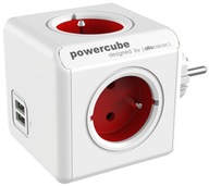 Allocacoc Cube pásik so 4 zásuvkami a 2 USB portami