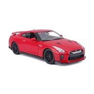 Nissan GT-R 1:24 model Bburago 18-21082 červený