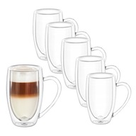 Termálne poháre hrnčeky 250ml COFFEE LATTE CAPUCCINO TEA MACCHIATO 6 ks