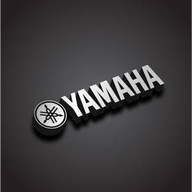 Kovová nálepka s logom Yamaha 45x7mm