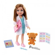 Hračky pre dievčatá BÁBIKA BÁBIKY Bábika Barbie Chelsea Kariéra Doktorka
