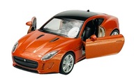 WELLY JAGUAR F-TYPE ORANŽOVÁ 1:34 NOVÝ KOVOVÝ MODEL 43699