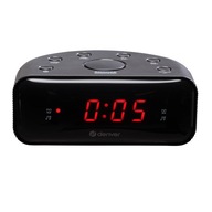 ALARM RÁDIO FM RÁDIO BUDÍK LED BATÉRIA A SIEŤ DENVER