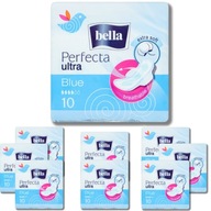 BELLA PERFECTA ULTRA BLUE podložky s krídelkami (10 ks) x 9