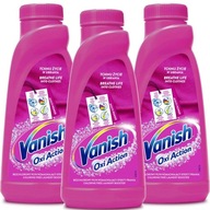 Vanish Oxi Action Pink Set odstraňovača škvŕn 3x500ml