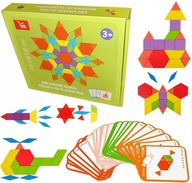 DREVENÉ BLOKY PUZZLE XXL 310 kusov MONTESSORI