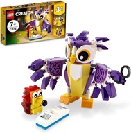 Lego Creator 31125 Fantastické lesné bytosti 3v1 sova a ježko