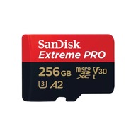 SANDISK EXTREME PRO microSDXC 256 GB 200/140 MB/s A2