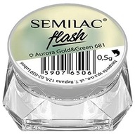 SEMILAC Flash Powder Aurora Gold & Green 681