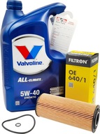 VALVOLINE ALL-CLIMATE 5W40 5L + OLEJOVÝ FILTER OE640/1