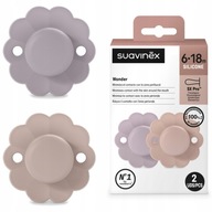 Suavinex FYZIOLOGICKÝ cumlík SX PRO 6-18m WONDER 2 kusy