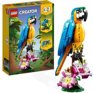 LEGO CREATOR 3V1 EXOTICKÉ ZVIERATKÁ 31136 PAPAGÁJ PRE CHLAPECKA A DIEVČATÁ