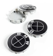 BMW FULL BLACK BLACK Caps Caps 56mm SET