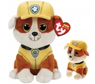 Maskot PAW PATROL Rubble žltá plyšová hračka pre psa