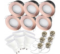 6x svietidlo Hermetické HALOGÉN + LED GU10 10W