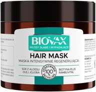 BIOVAX Maska proti vypadávaniu vlasov biotín aloe 250 ml