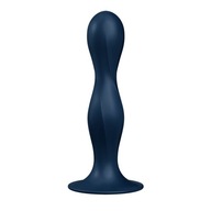 Satisfyer Double Ball-R Dildo s gejša guličkami tmavomodrá, 1 kus