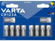 Batérie CR123A VARTA (10 ks.)