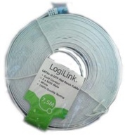 LogiLink CP0139 CAT5e U-UTP prepojovací kábel, 10m, plochý