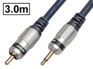 Kábel JACK 3,5/2P-RCA/CINCH COAXIAL VITALCO 3,0m