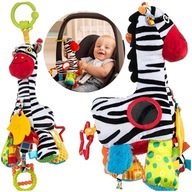 PRÍVESOK NA KOČÍK, POSTELE S MUZIKÁRŇOU, SENZORY ZEBRA ZOYA BALIBAZOO
