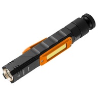 99-034 USB nabíjateľná baterka 300 lm 2v1 CREE XPE + COB LED