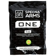 Biologicky odbúrateľné airsoftové strely Specna Arms One Bio 0,30 g 1 kg - Biela