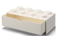 LEGO kontajner so zásuvkou Brick 8 White