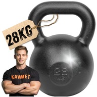 Liatinový kettlebell 28kg kettleball kettlebell závažie na činku pre fit cvičenie