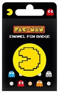 Pac Man Pixel - tlačidlo s kovovým špendlíkom