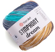 Priadza YarnArt Symphony Dream, farba 3107, 100 gramov