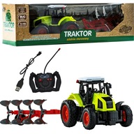 RC TRAKTOR NA DIAĽKOVÉ OVLÁDANIE + PLUH