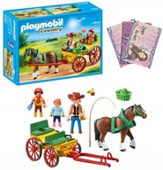 PLAYMOBIL BLOCKS 6932 Kočiar ťahaný koňmi