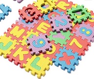 EVA mat Písmená Pena čísla 36 Edukačné puzzle