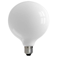 E27 LED ŽIAROVKA 9,8W teplá veľká mliečna guľa GLOBE MILKY dekoračná 3000K