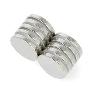 Guľatý neodýmový magnet Calamit N35/Ni 20x3mm