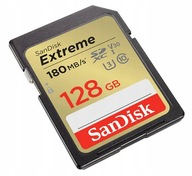 Pamäťová karta SanDisk Extreme SDHC 128 GB 180/90 MB