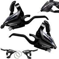 ZLOŽENÉ PÁKY SHIMANO ST-EF500 3X7 + KÁBLE